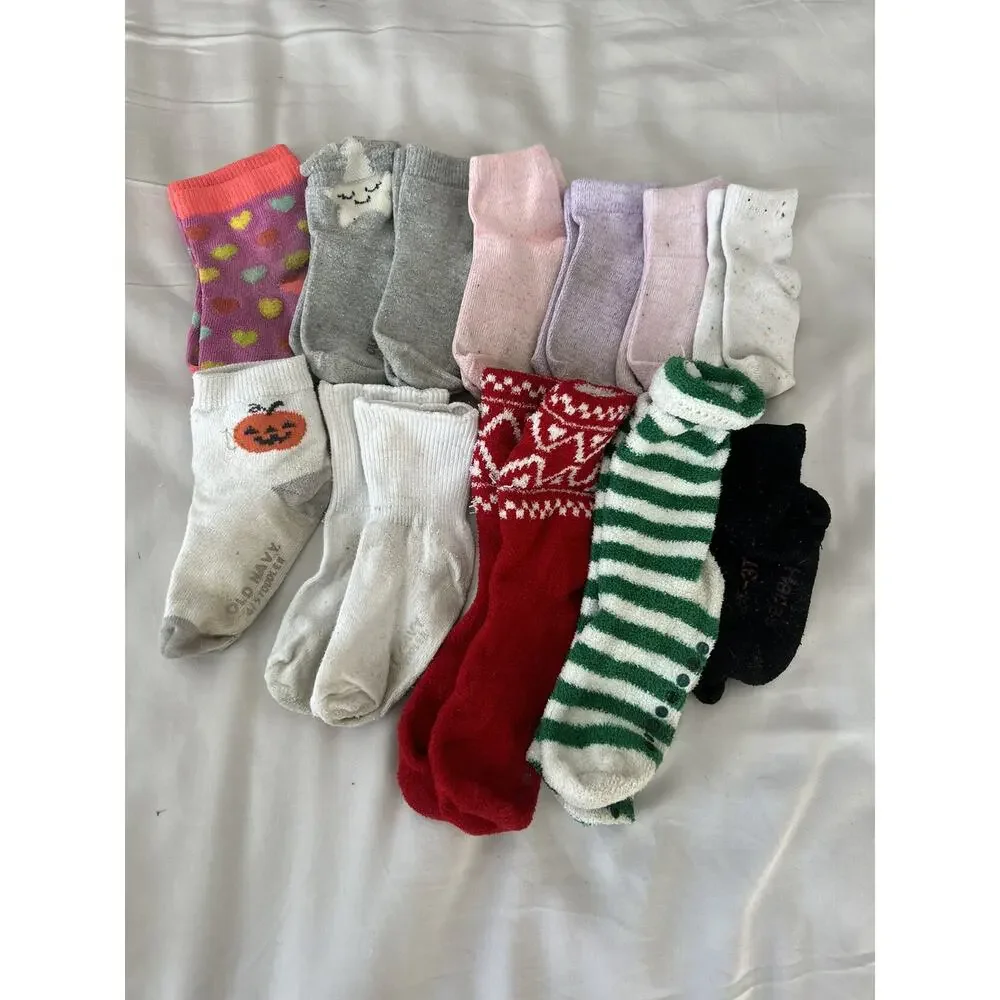 old navy and hanes girls Socks Bundle